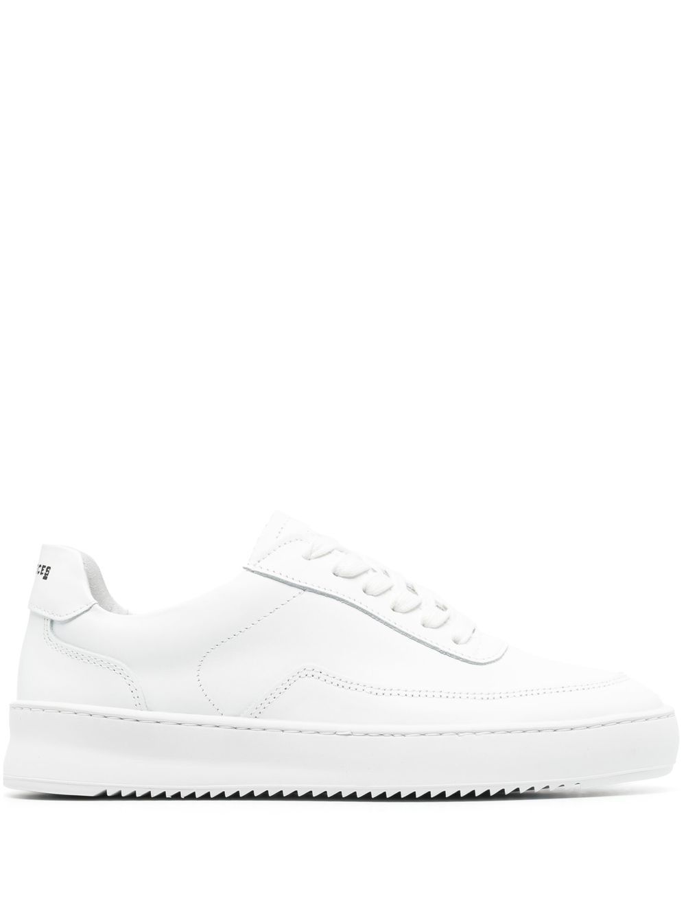 Filling Pieces 低帮皮质运动鞋 - 白色