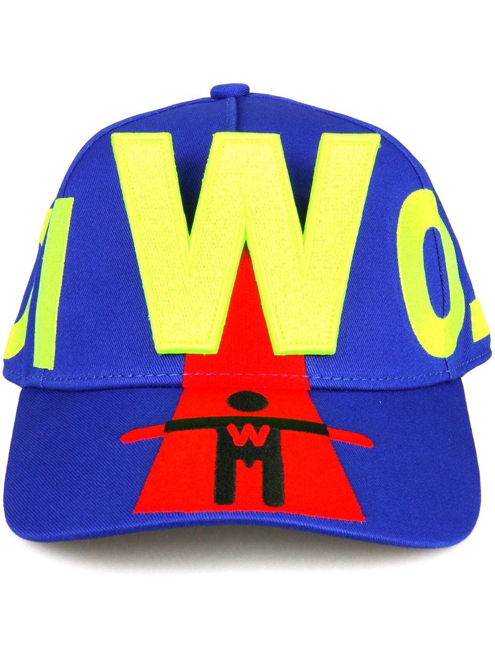 Walter Van Beirendonck Atomic 棒球帽 - 蓝色