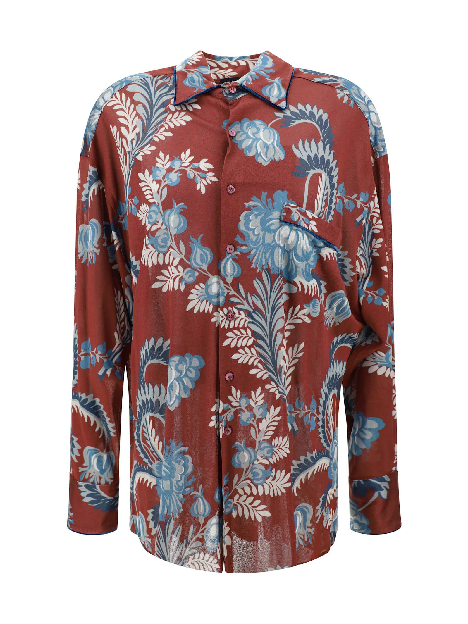 Etro 满身佩斯利花纹衬衫