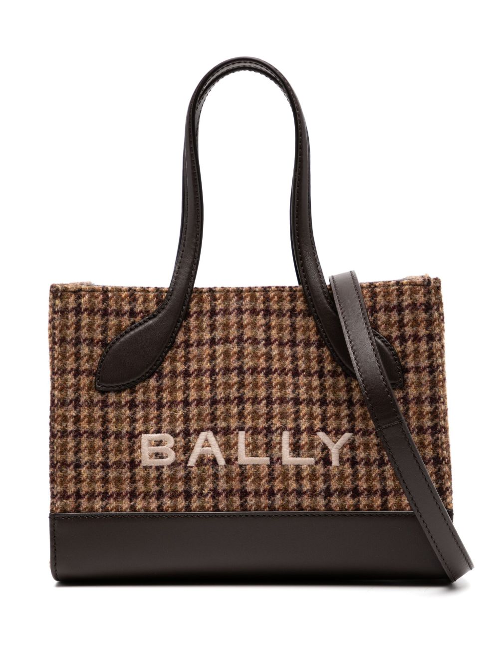 Bally Bar 迷你手提包 - 褐色