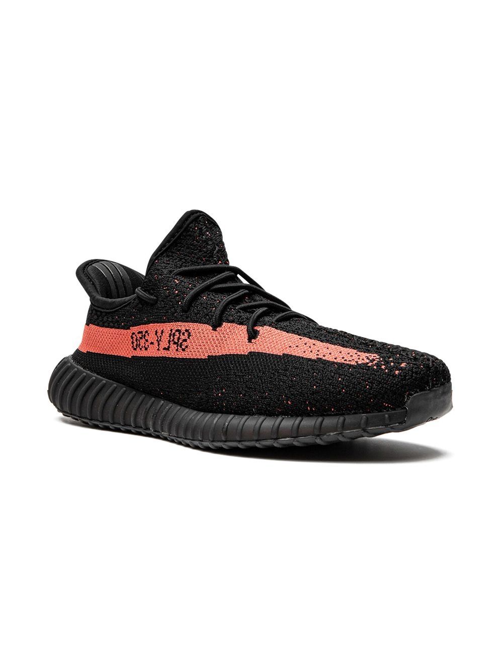 Adidas Yeezy Kids YEEZY Boost 350 V2 运动鞋 - 黑色