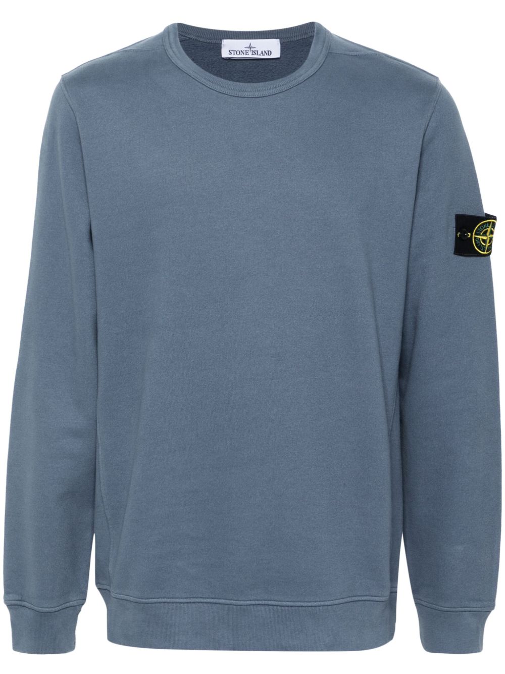 Stone Island 经典棉卫衣 - 蓝色