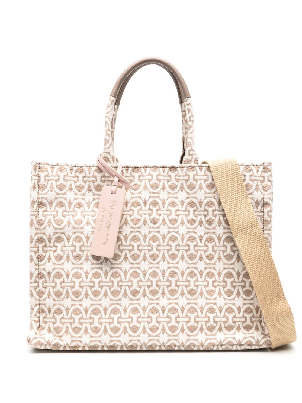 Coccinelle Never Without 中号托特包 - 中性色