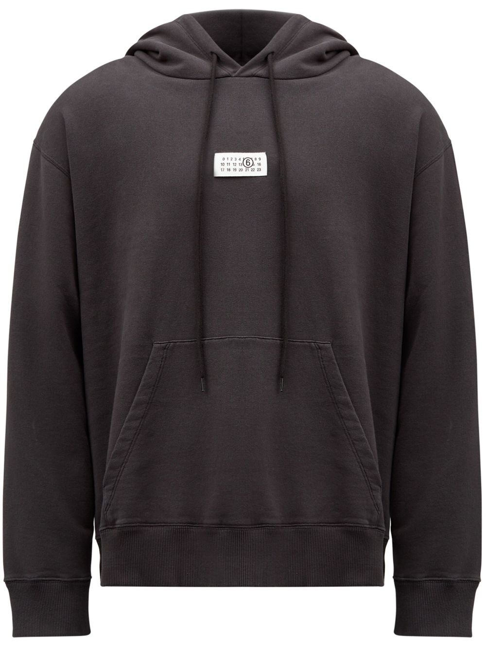 MM6 Maison Margiela 数字图案连帽衫 - 黑色