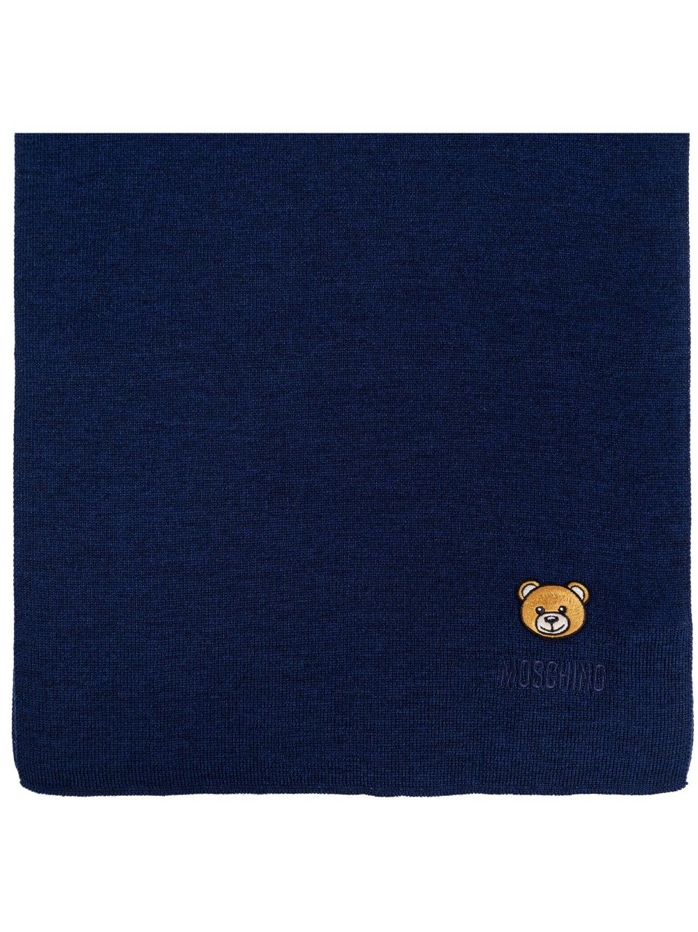 Moschino Teddy Bear 围巾 - 蓝色