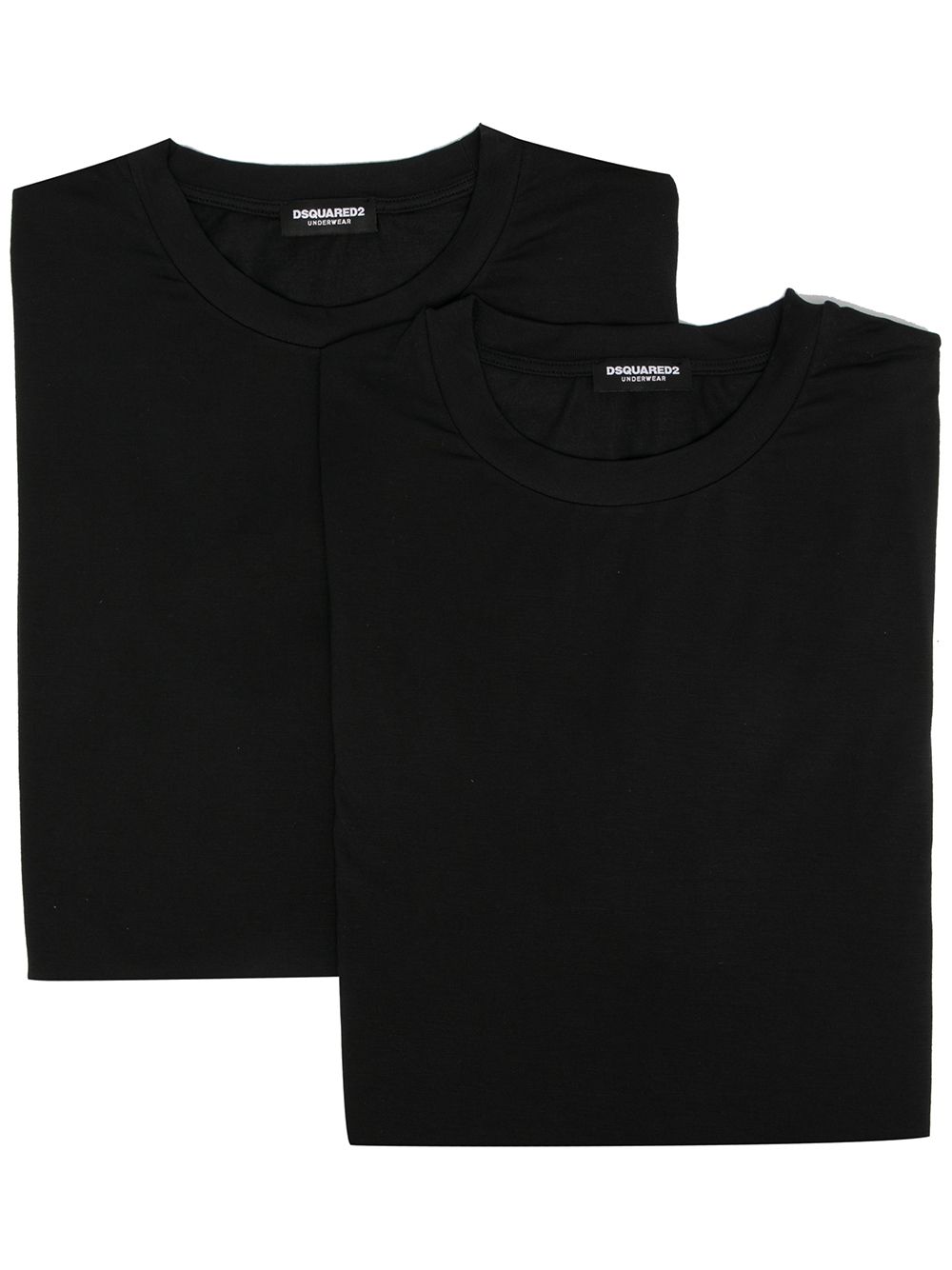DSQUARED2 经典T恤两件装 - 黑色