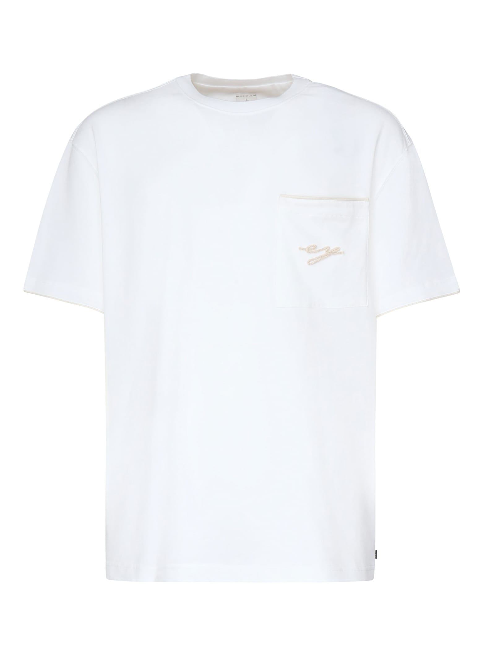Eleventy T-shirt With Embroidery