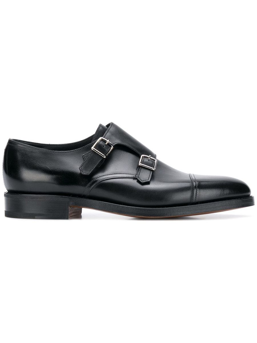 John Lobb William Double Buckle Shoes