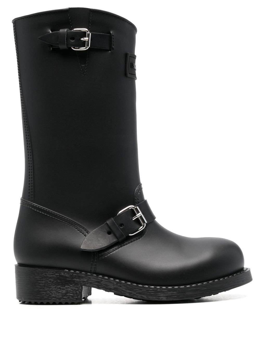 DSQUARED2 D2次方 高筒雨靴 - 黑色