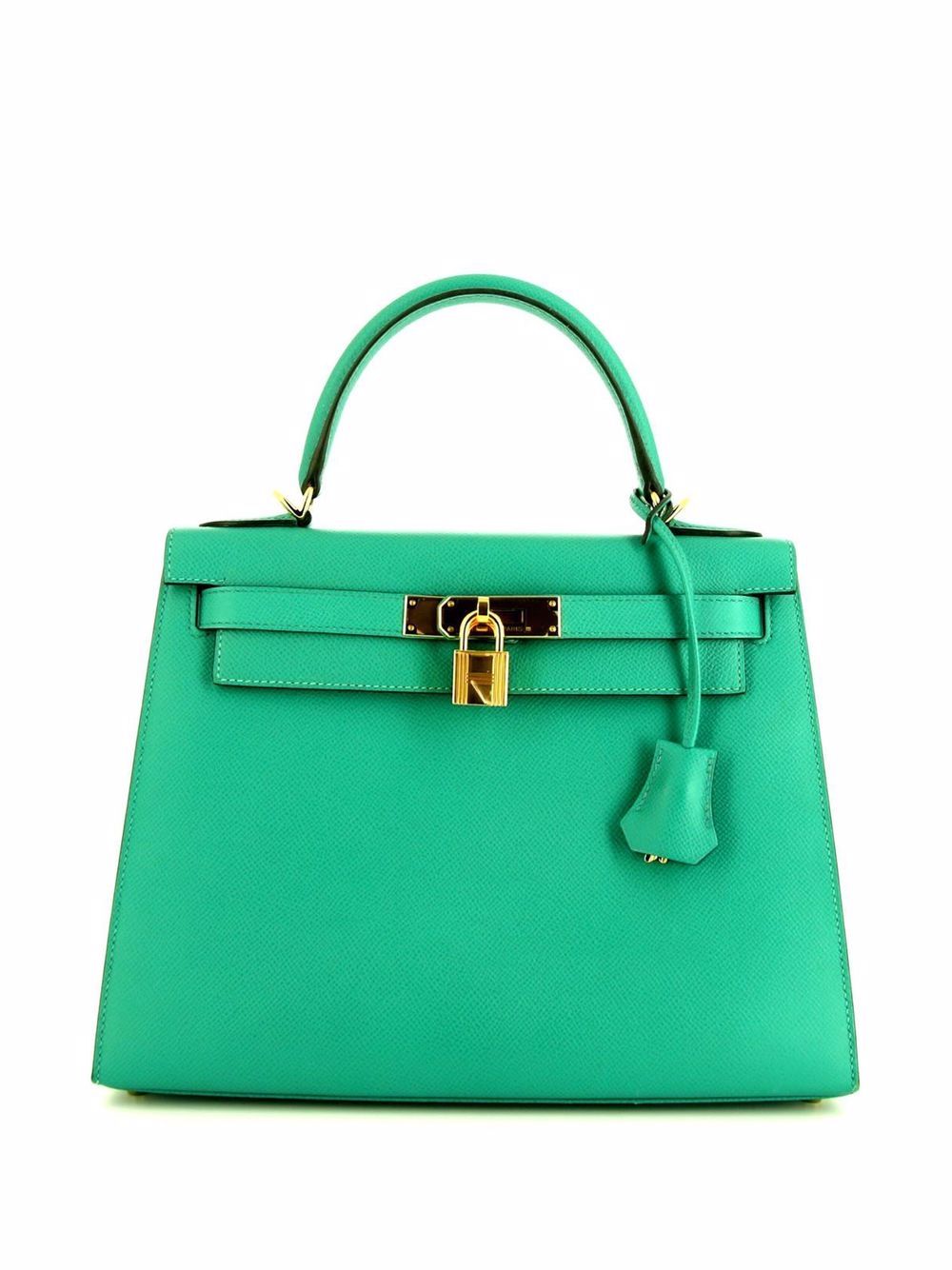 Hermès Pre-Owned Kelly 32 手提包（典藏款） - 绿色