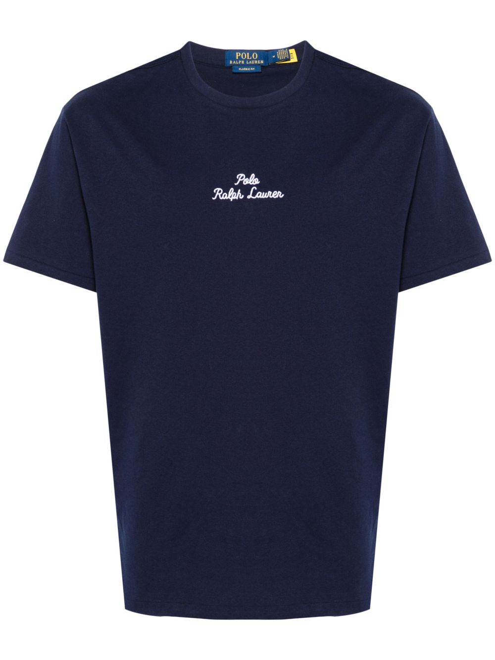 Polo Ralph Lauren logo刺绣T恤 - 蓝色