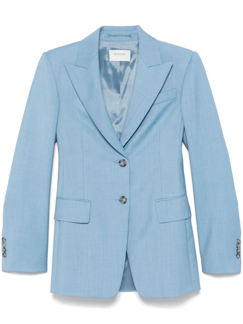 Sportmax Benares 西装夹克 - 蓝色