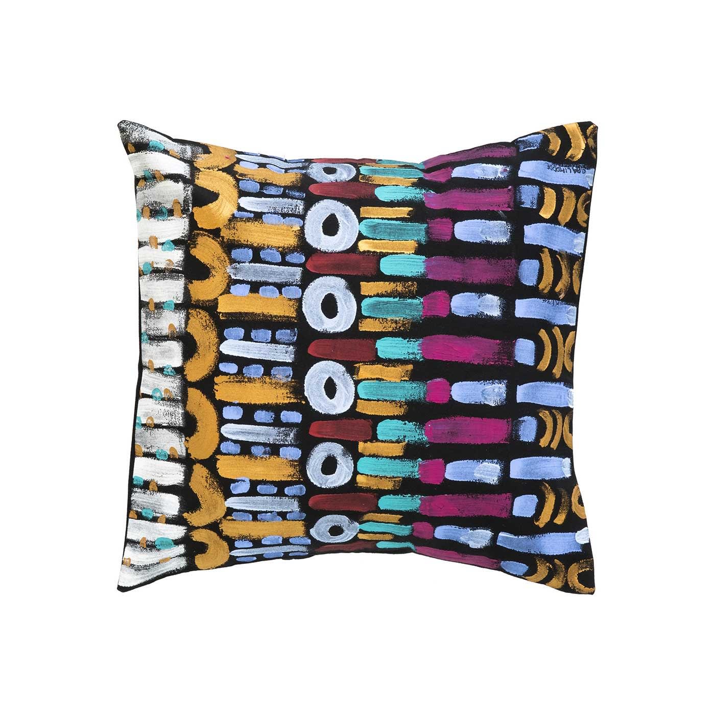 Le Botteghe su Gologone Acrylic Hand Painted Outdoor Cushion 80x80 cm