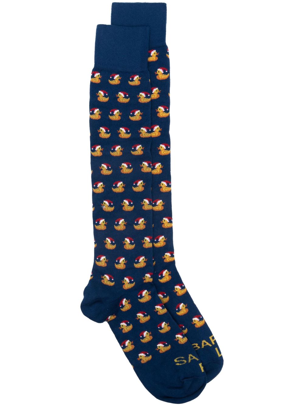 MC2 Saint Barth Ducky Santa Claus 针织袜 - 蓝色