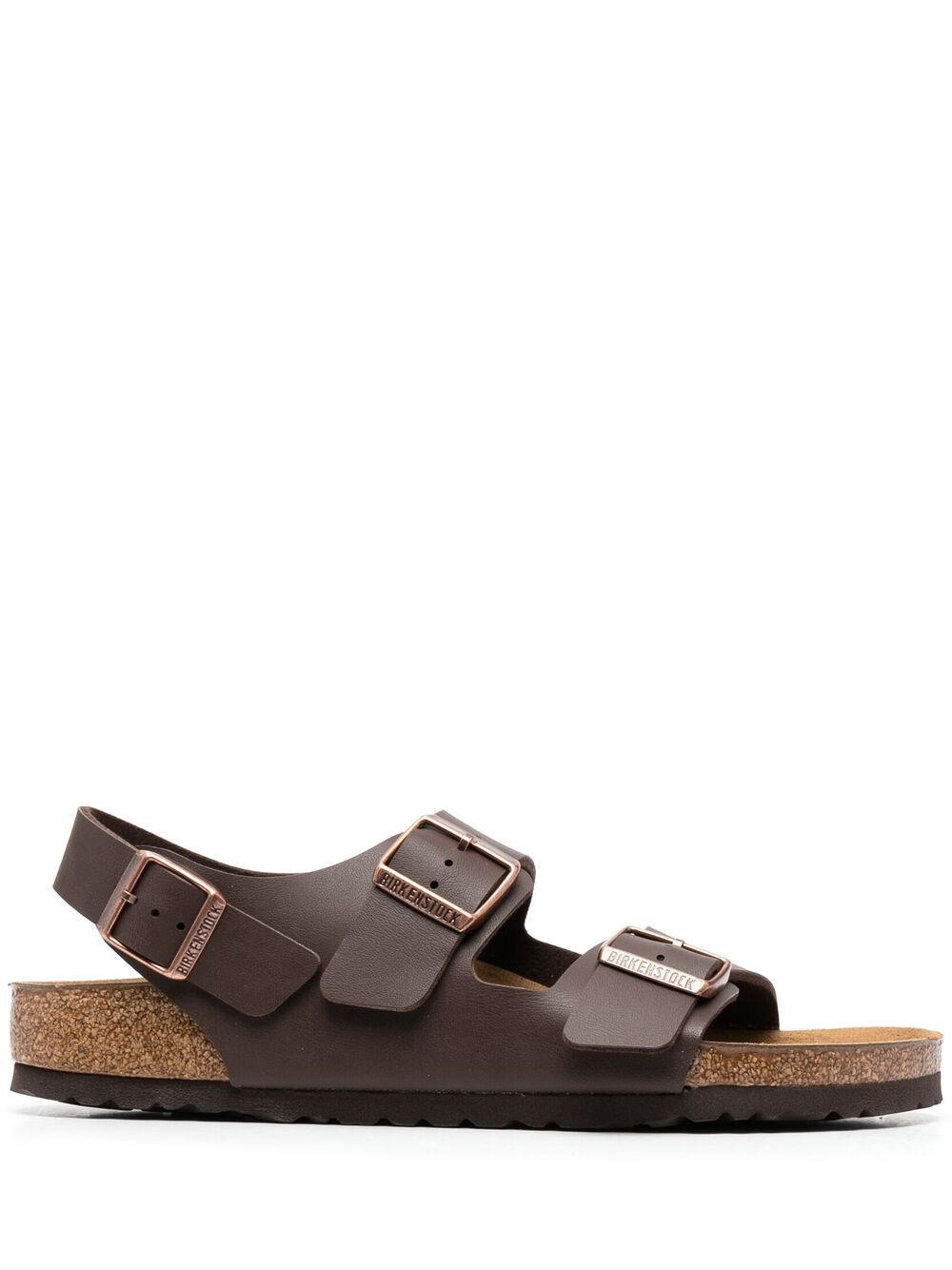 Birkenstock Milano 双扣环凉鞋 - 褐色