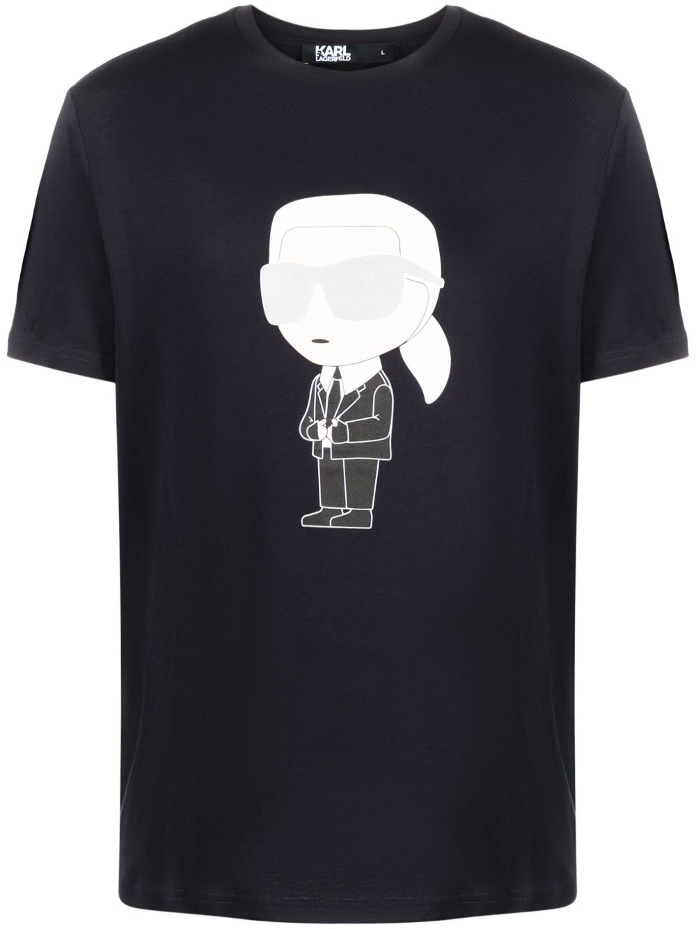 Karl Lagerfeld Ikonik Karl T恤 - 蓝色