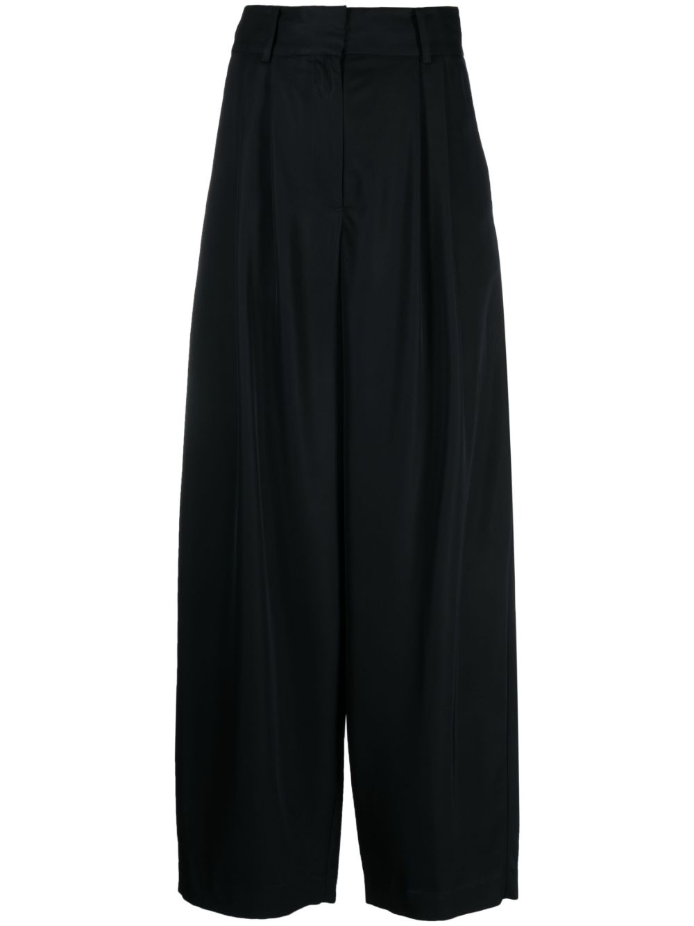By Malene Birger Piscali 高腰长裤 - 黑色