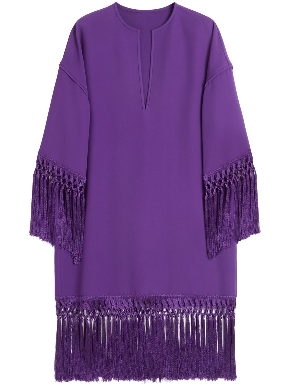 Valentino Garavani Cady Couture 中长连衣裙 - 紫色