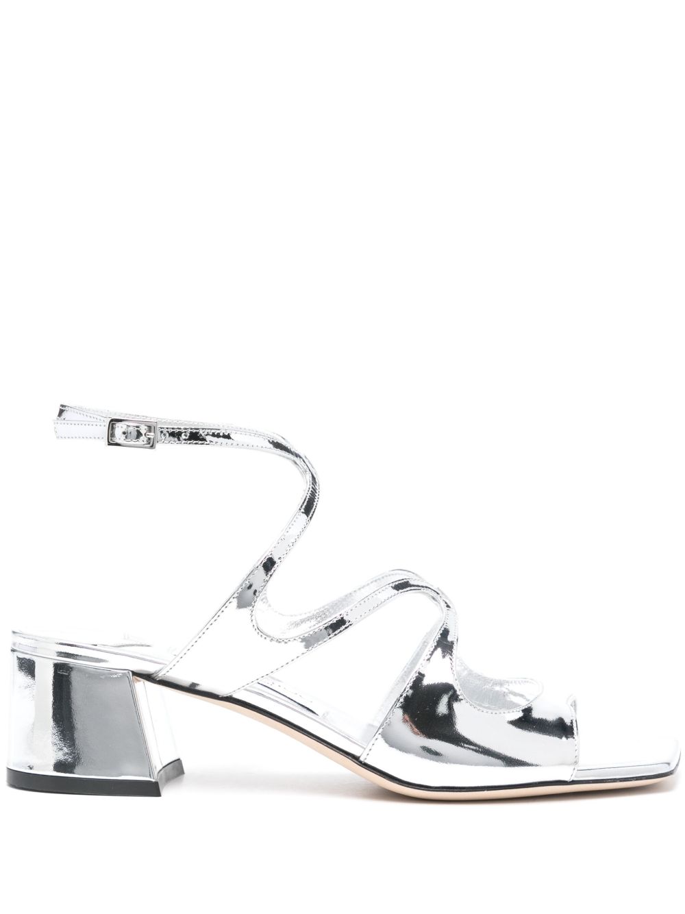 Jimmy Choo Azilia 低跟凉鞋（4.5厘米） - 银色