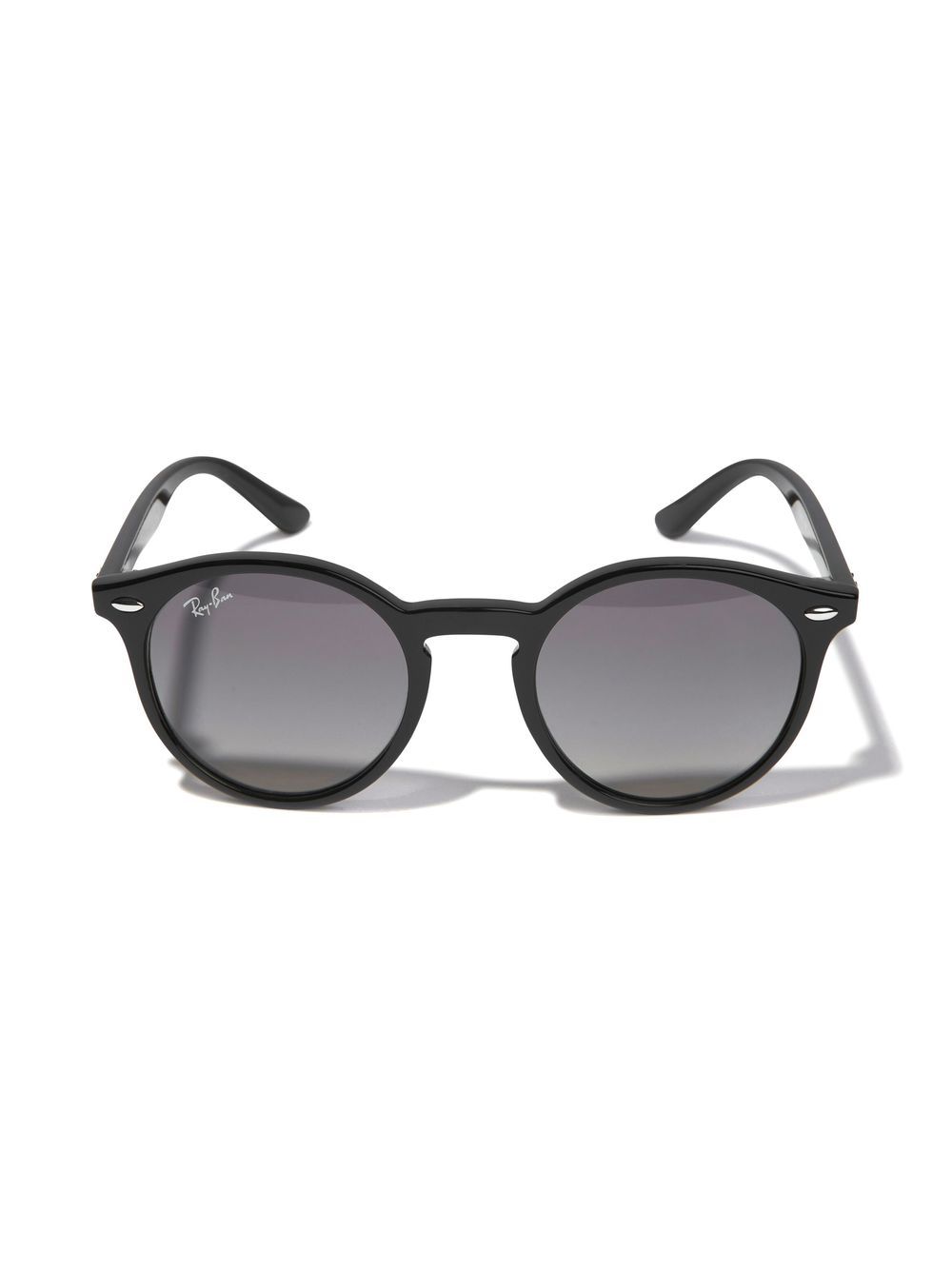 RAY-BAN JUNIOR 圆框太阳眼镜 - 黑色