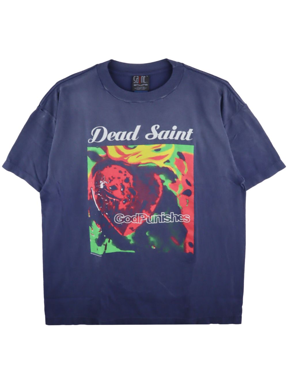 SAINT MXXXXXX Dead Saint T恤 - 蓝色