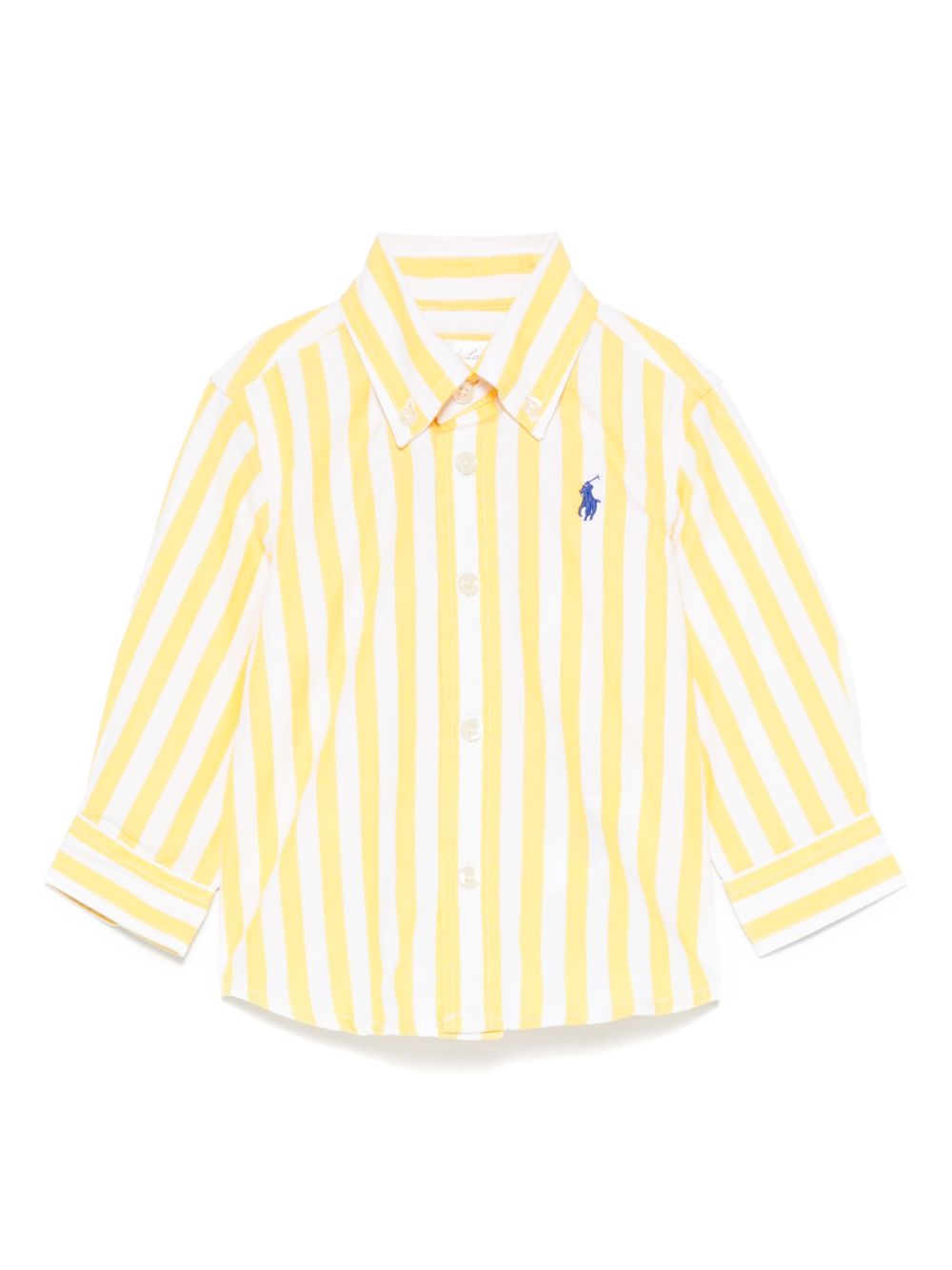 POLO RALPH LAUREN KIDS 条纹衬衫 - 白色
