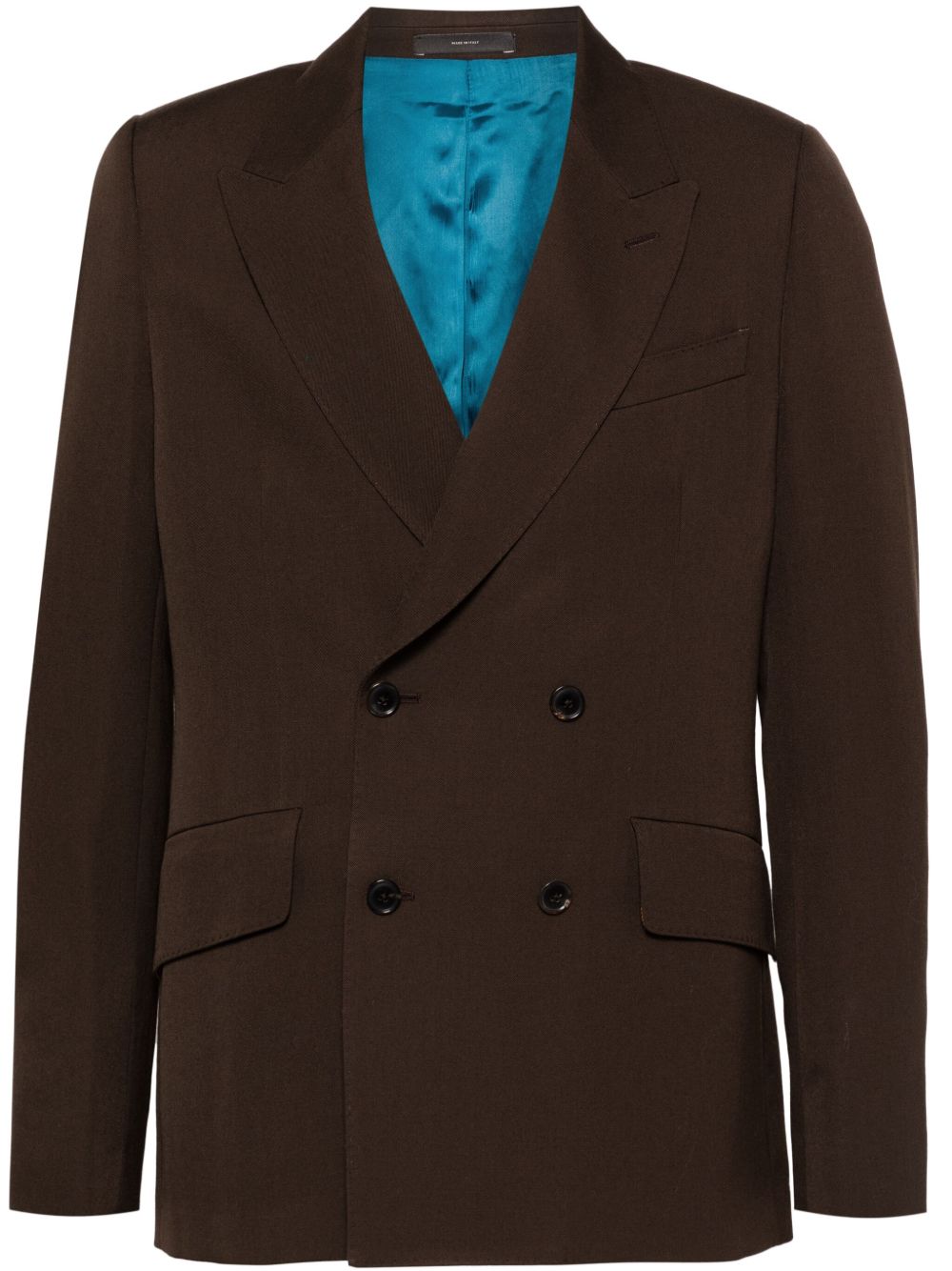 Paul Smith 双排扣西装夹克 - 褐色