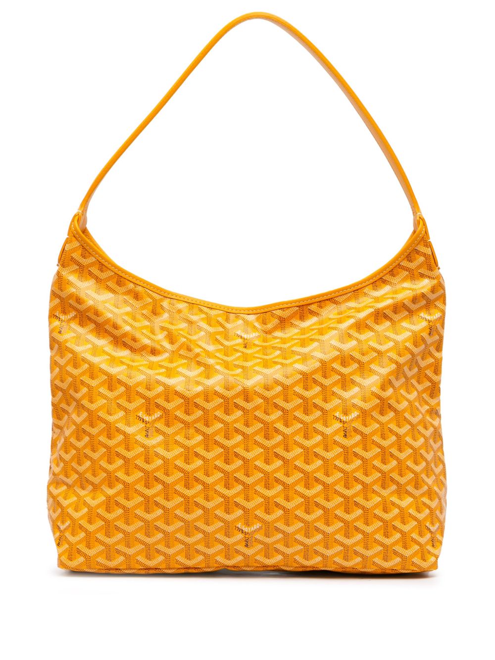 Goyard Pre-Owned Goyardine Boheme 水饺包（2022年典藏款） - 黄色