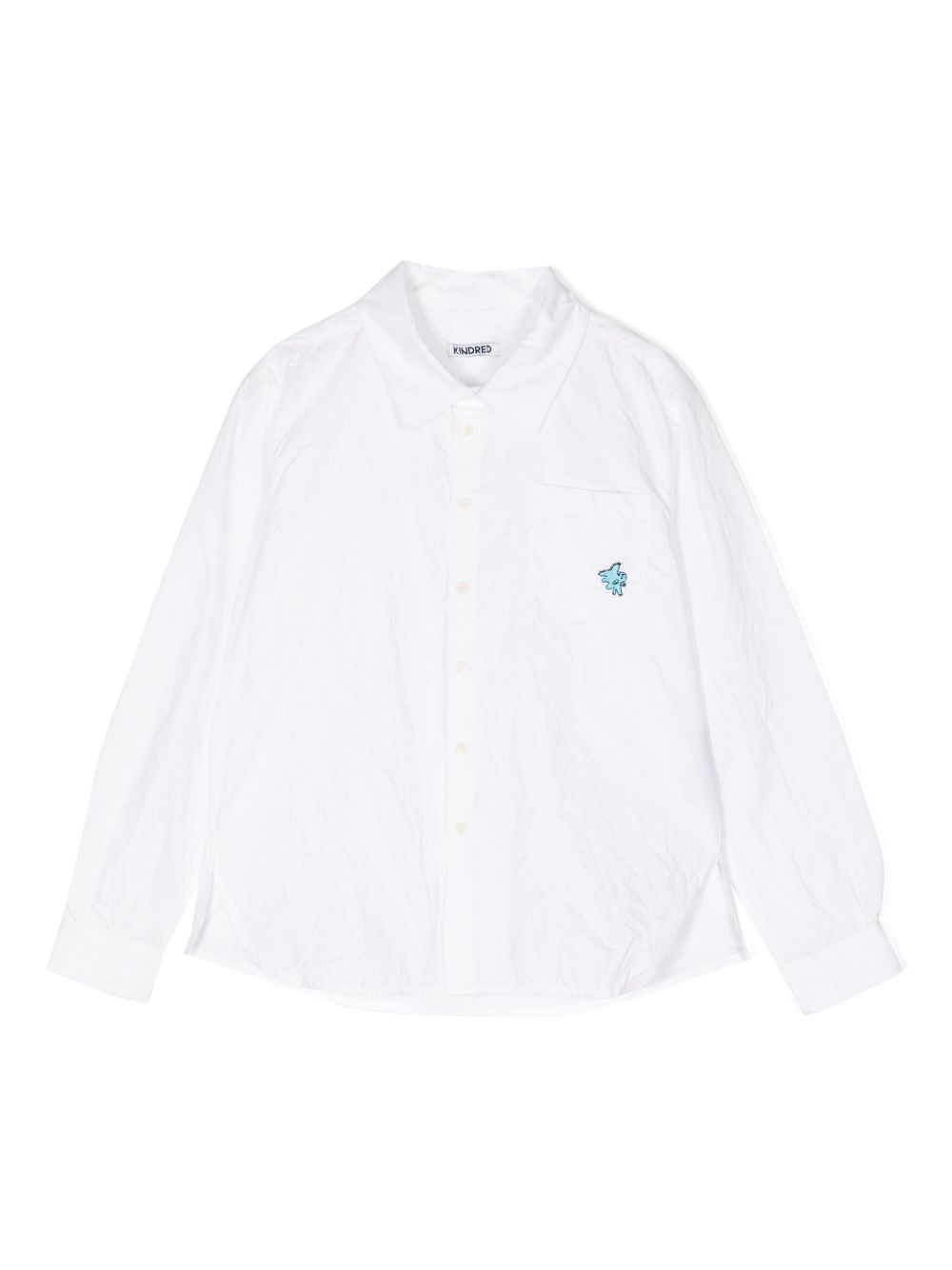 KINDRED logo刺绣衬衫 - 白色