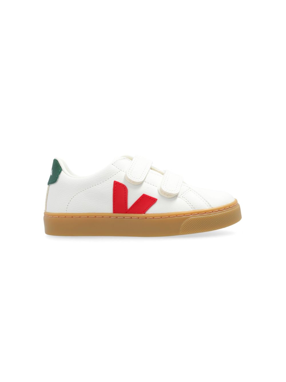 VEJA Kids Esplar 皮质运动鞋 - 白色
