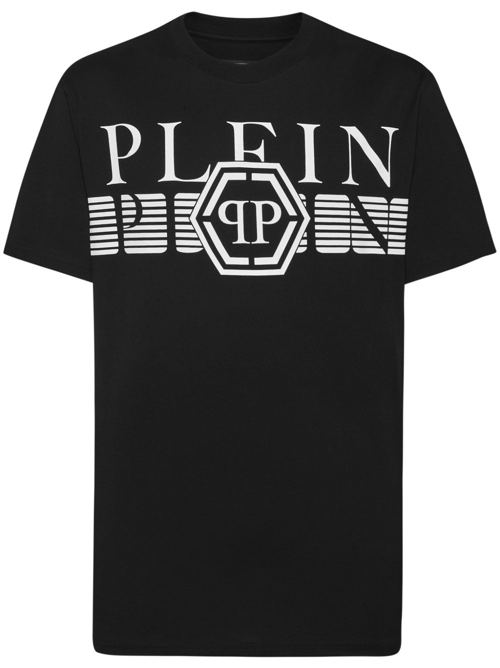 Philipp Plein logo印花T恤 - 黑色