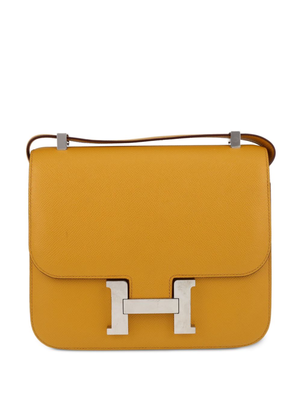 Hermès Pre-Owned Constance 大号单肩包（2018年典藏款） - 黄色
