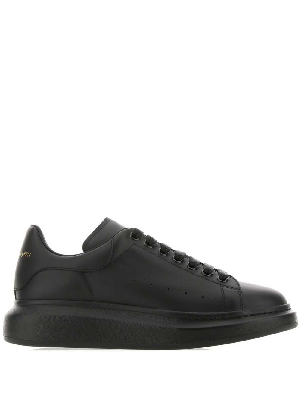 Alexander McQueen 厚底板鞋 - 黑色