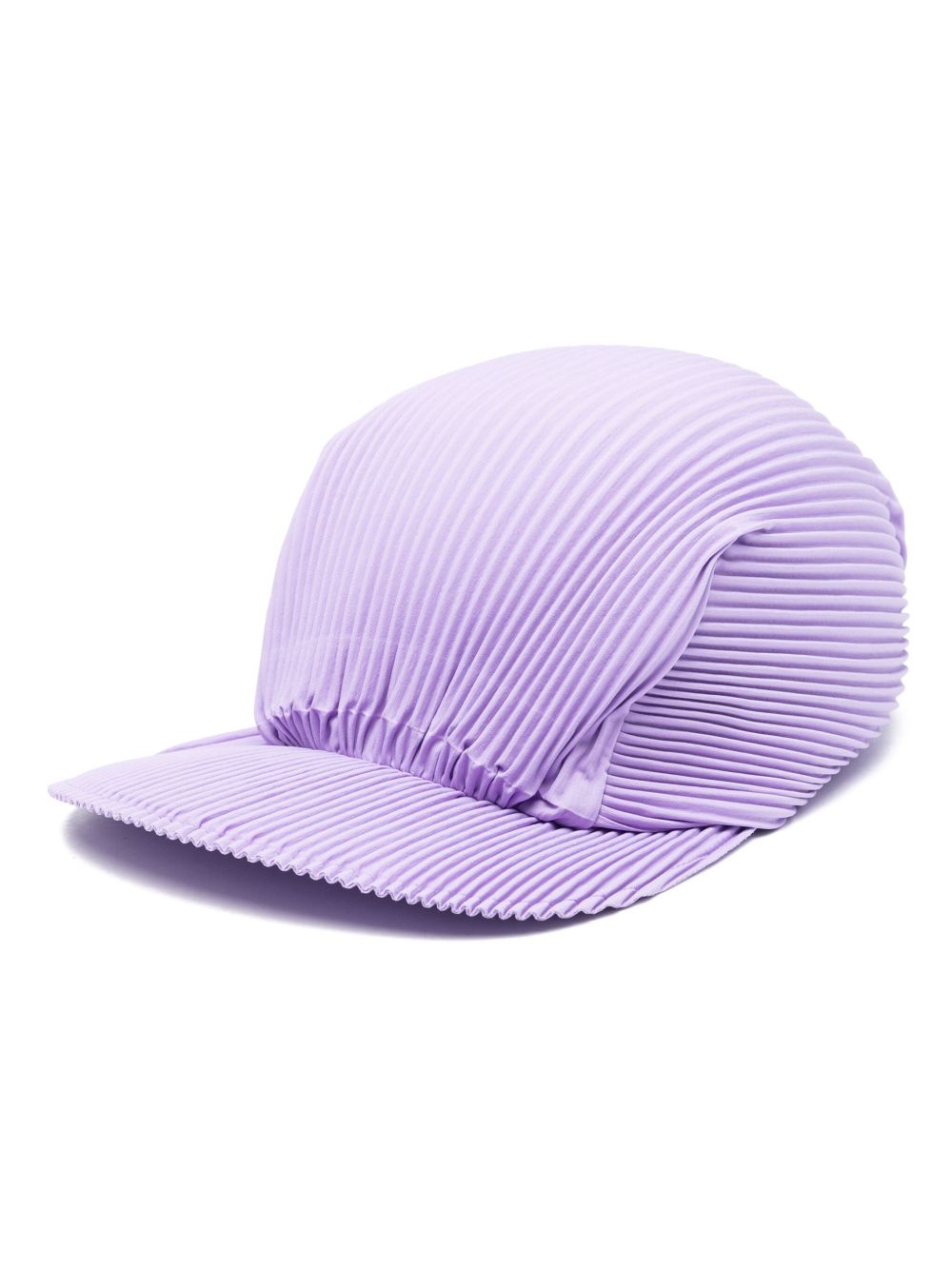 Pleats Please Issey Miyake Pleats Please 褶饰鸭舌帽 - 紫色