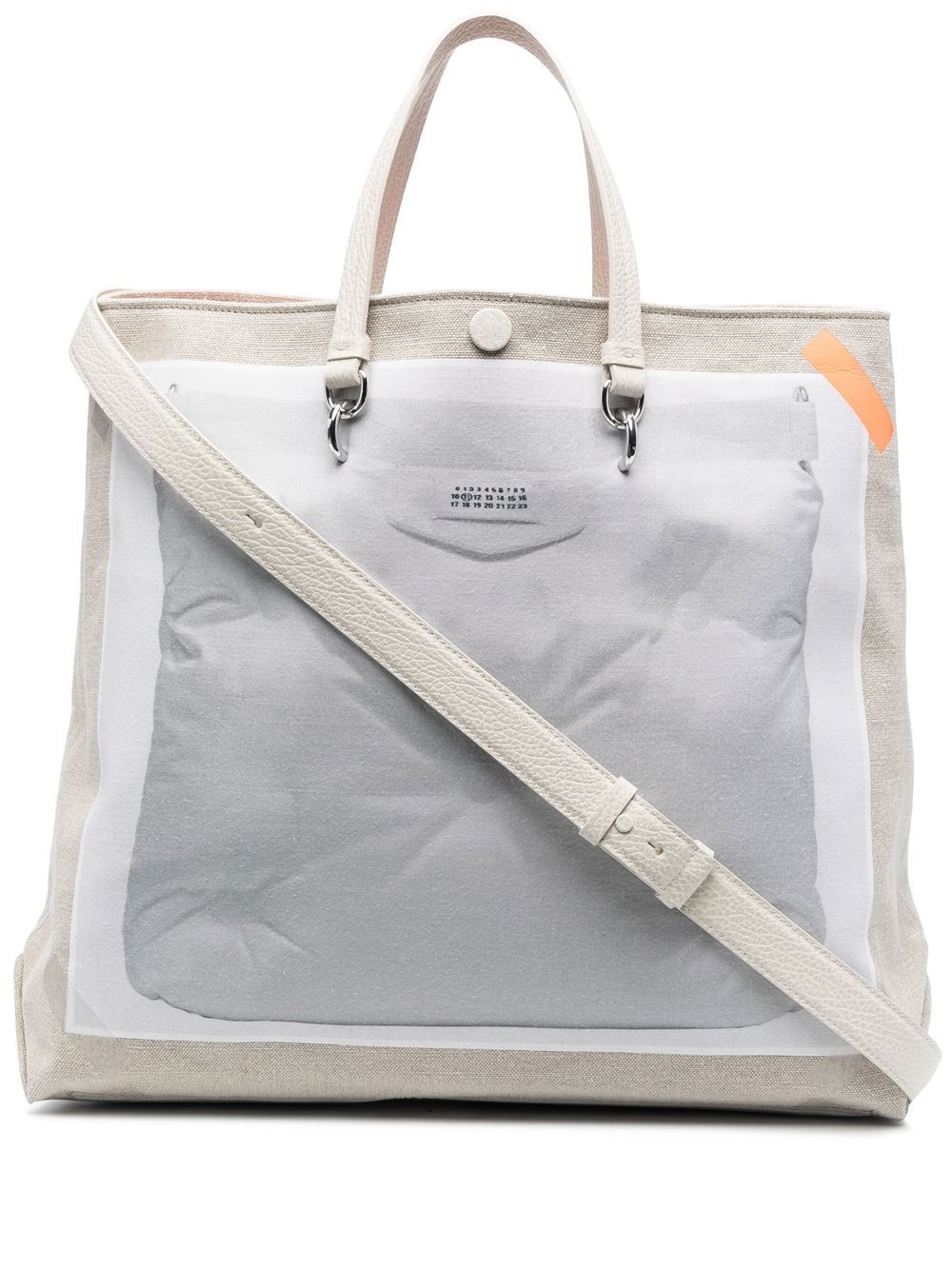 Maison Margiela Glam Slam 错觉效果托特包 - 中性色