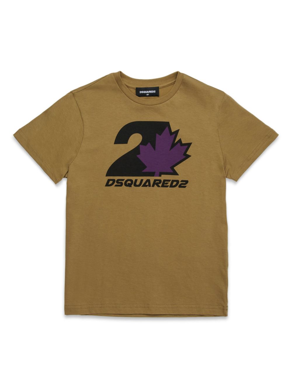 DSQUARED2 KIDS logo印花T恤 - 绿色