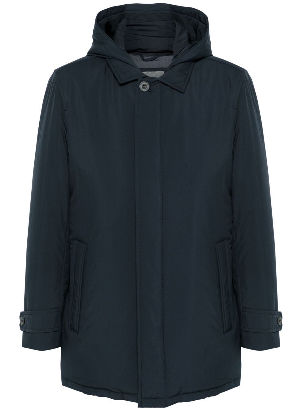 Corneliani 连帽夹克 - 蓝色