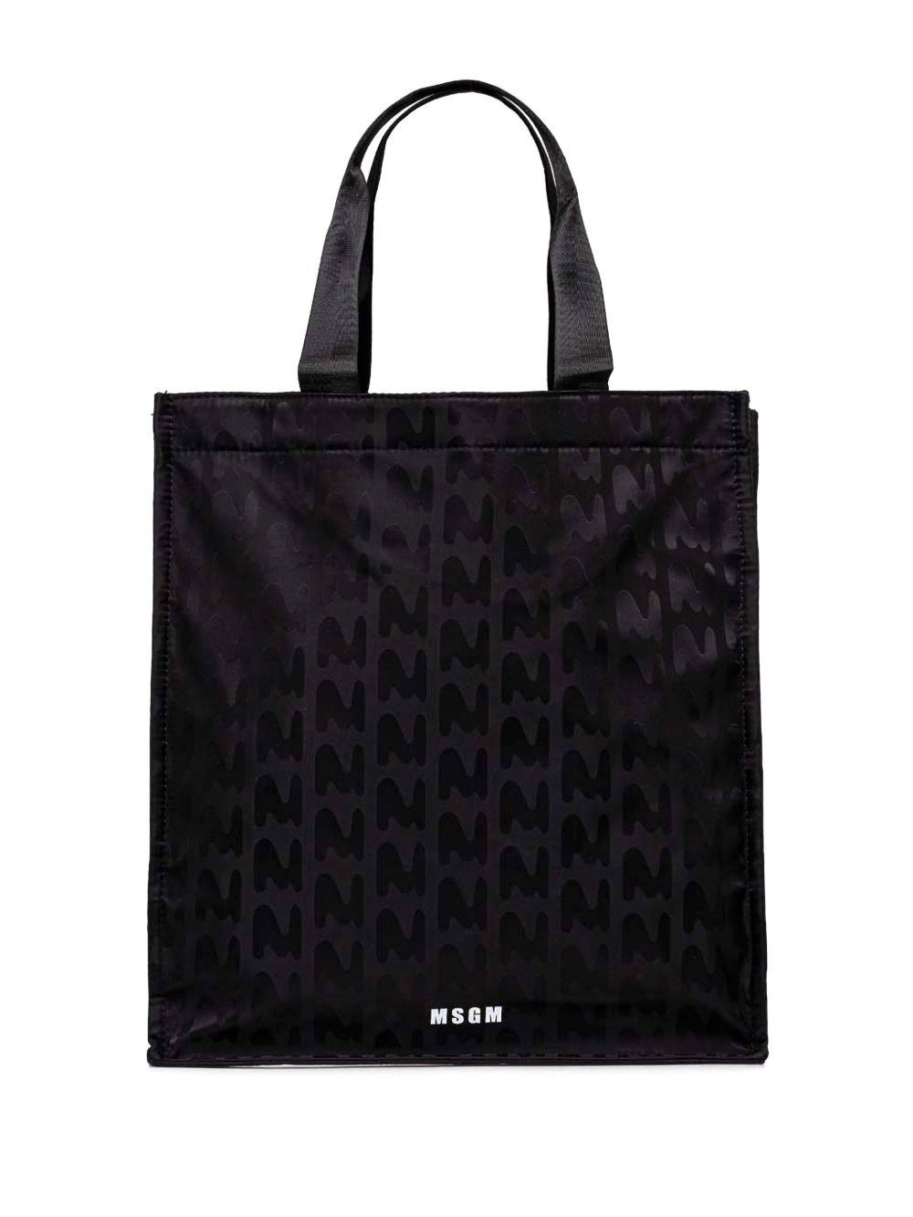 MSGM logo提花托特包 - 黑色