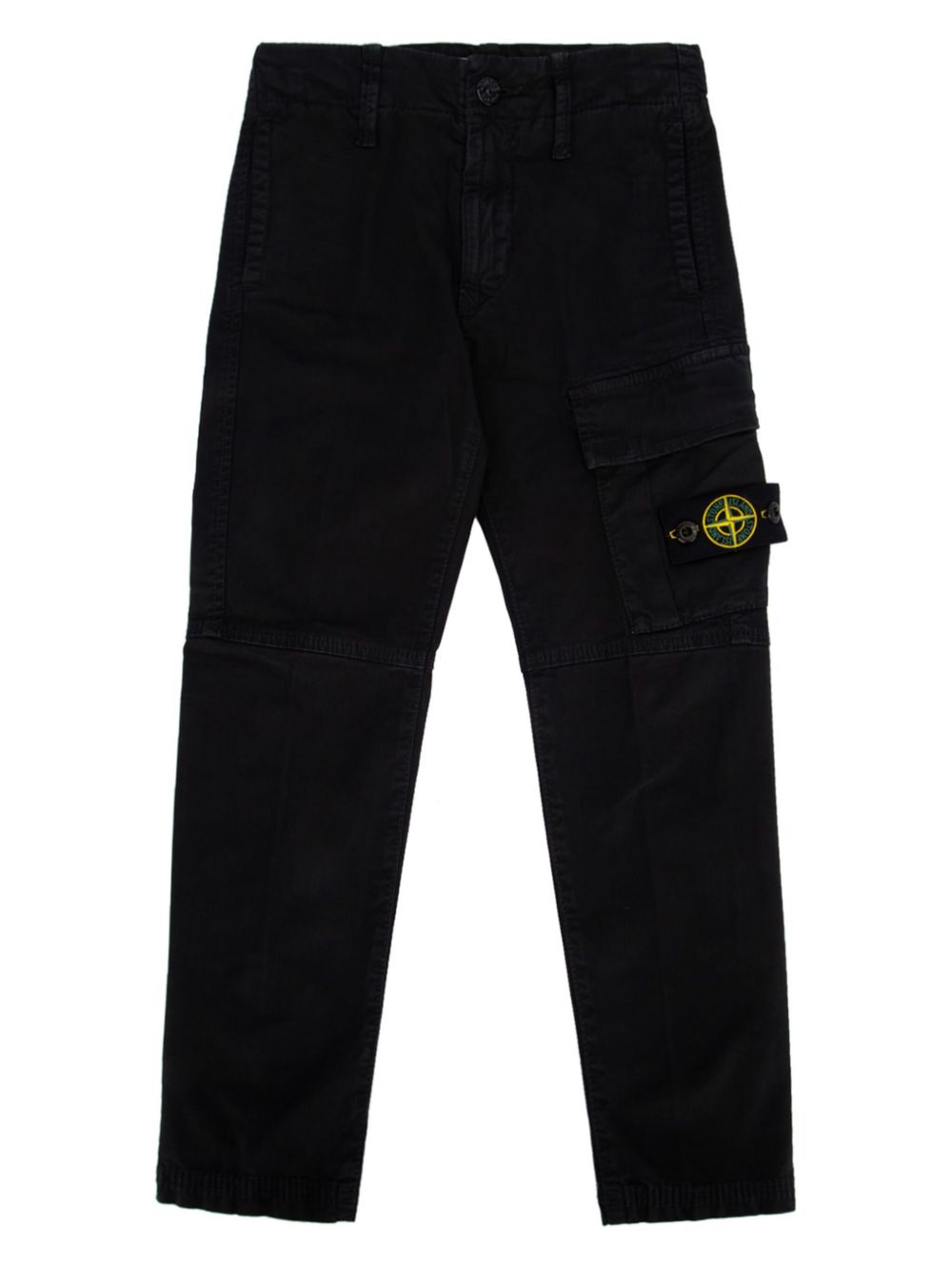 Stone Island Junior Compass 长裤 - 黑色