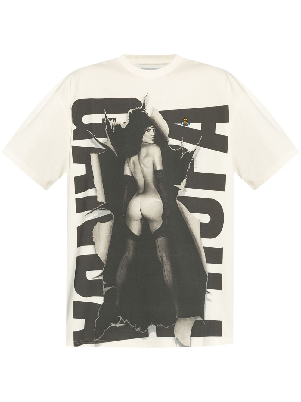 Vivienne Westwood 图案印花棉T恤 - 白色