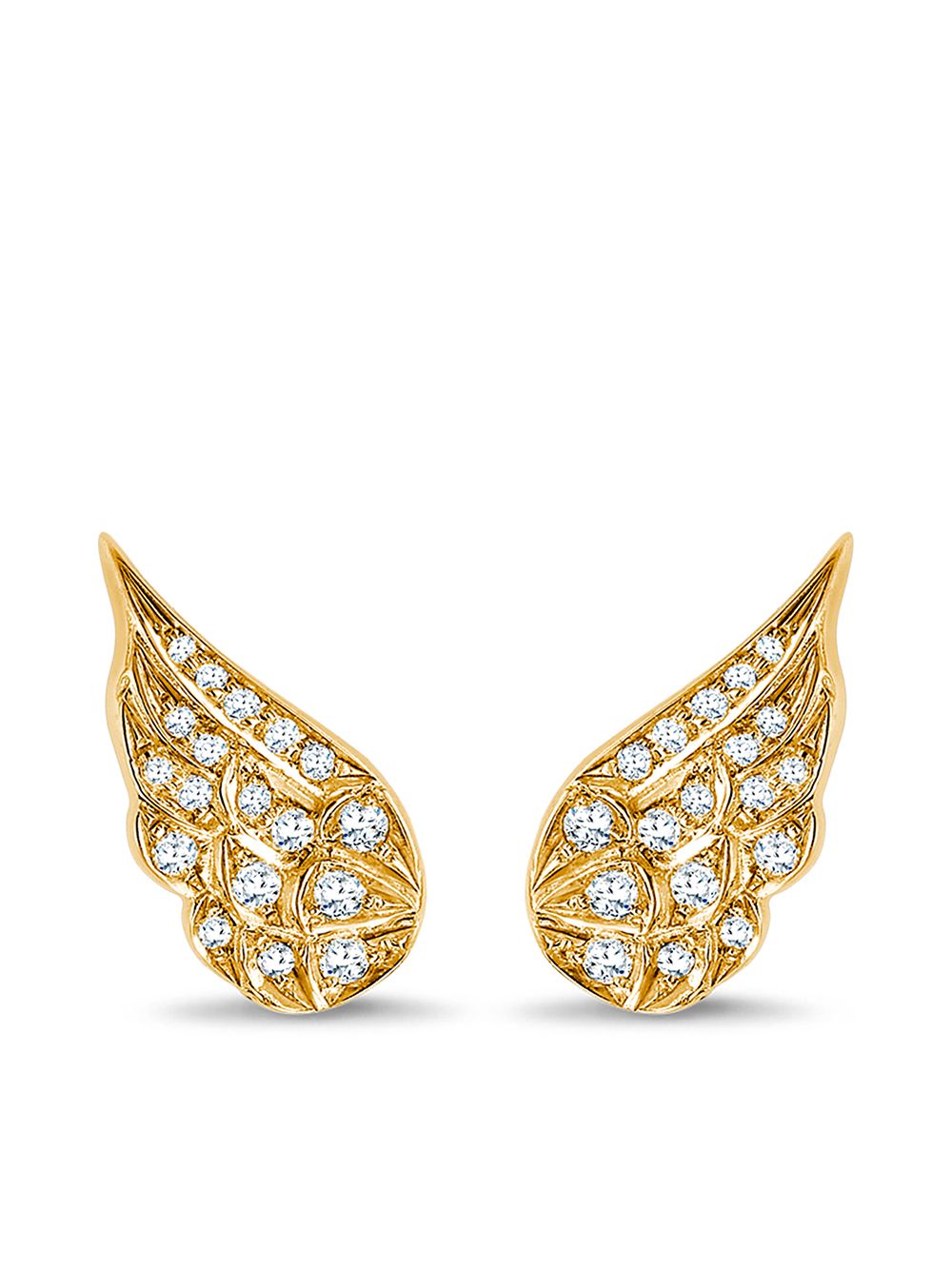 Pragnell Tiara 18K黄金钻石耳环 - 金色