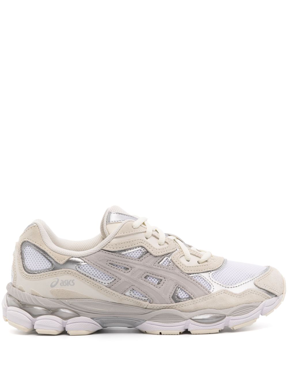 ASICS 分层式低帮运动鞋 - 白色