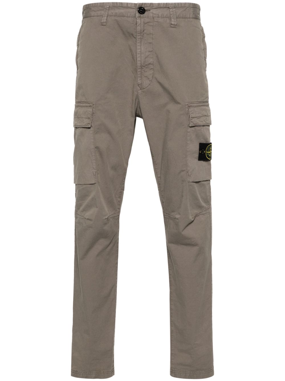 Stone Island 罗盘徽章工装裤 - 灰色
