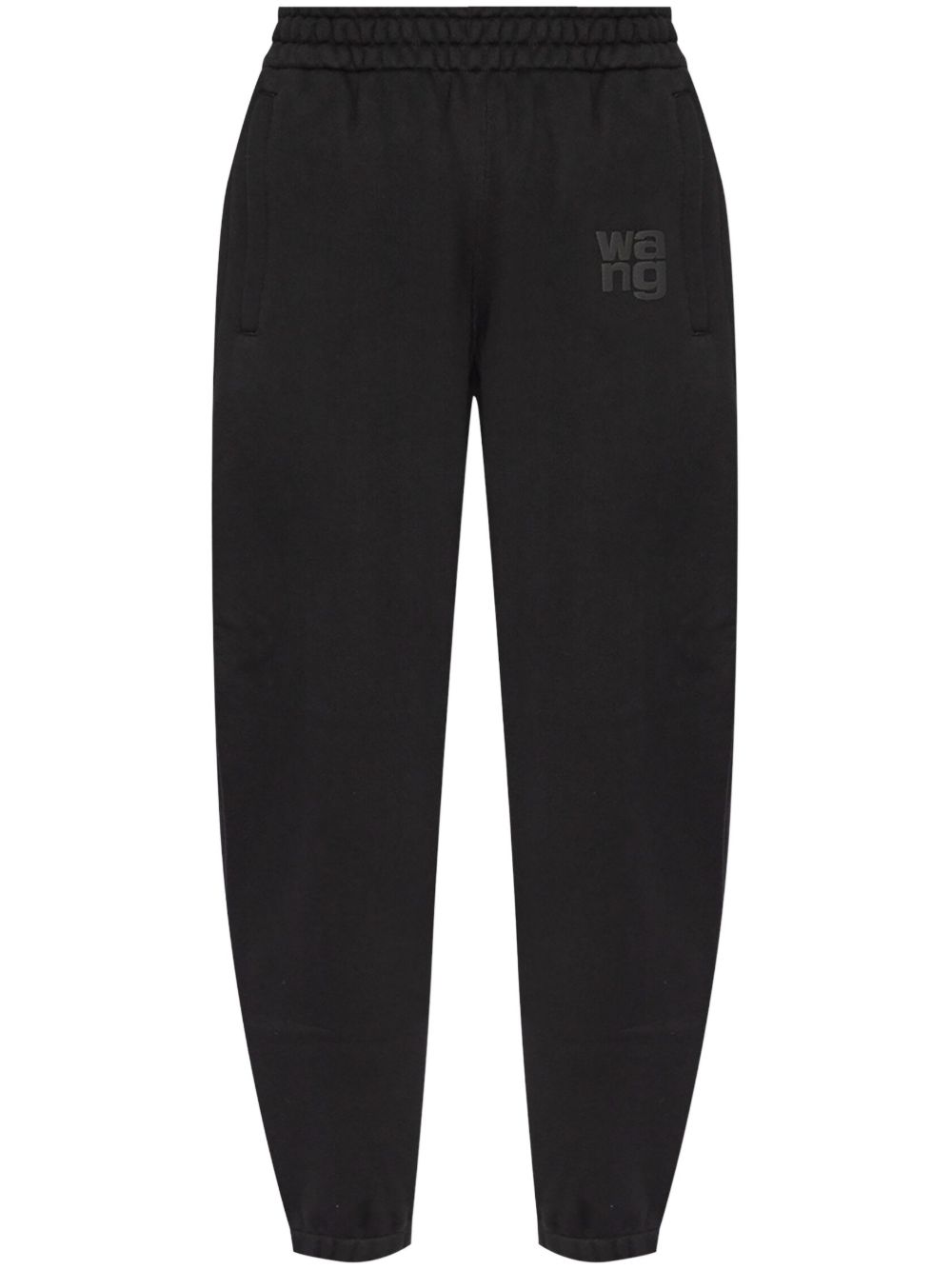 Alexander Wang 泡泡logo棉运动裤 - 黑色
