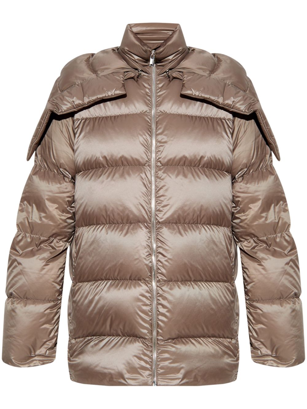 Moncler + Rick Owens 连帽派克大衣 - 褐色