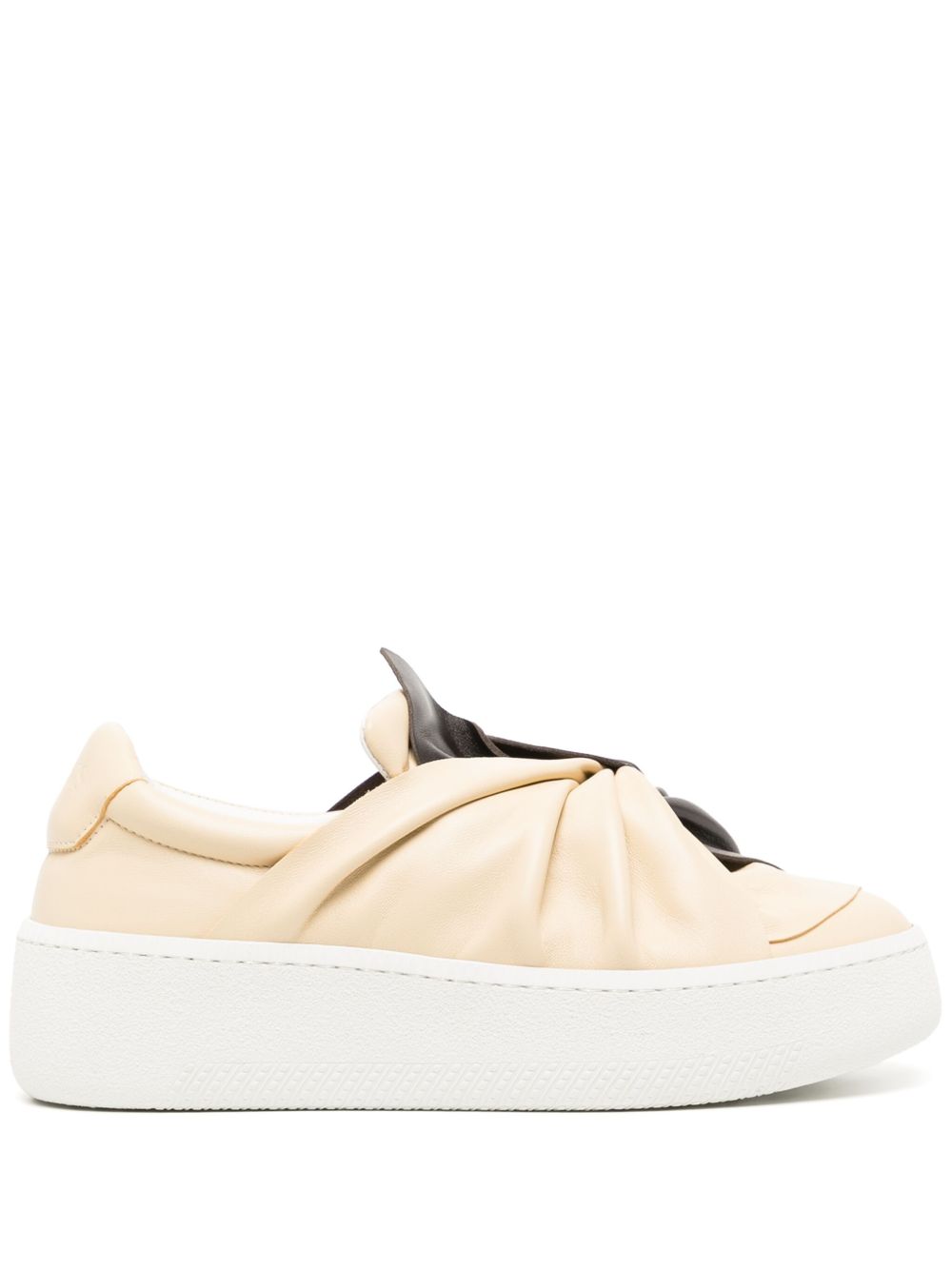 Ports 1961 双色结饰细节乐福鞋 - 中性色