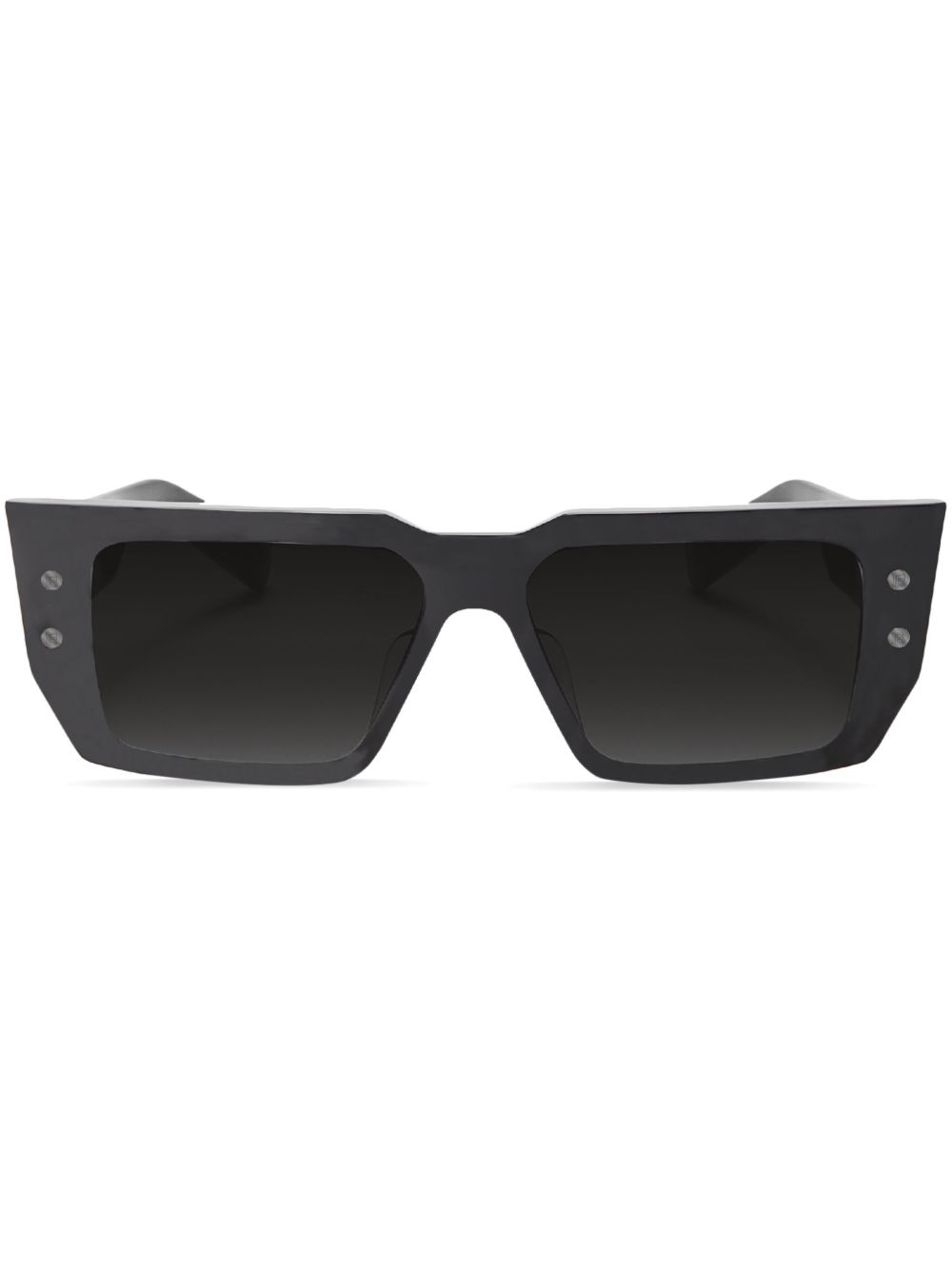 Balmain Eyewear BVI 方框太阳眼镜 - 黑色