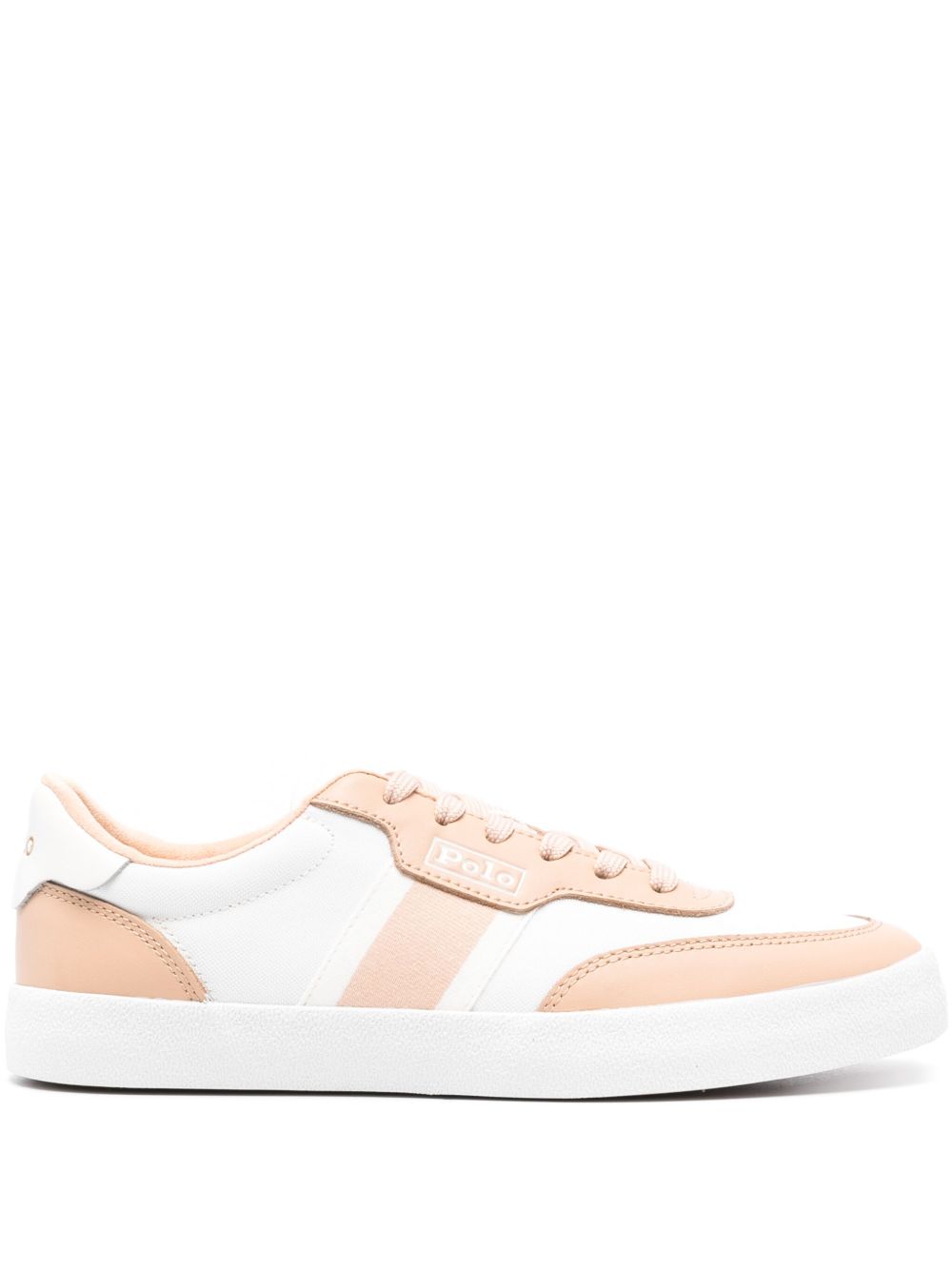 Polo Ralph Lauren Court logo凹面压花板鞋 - 中性色
