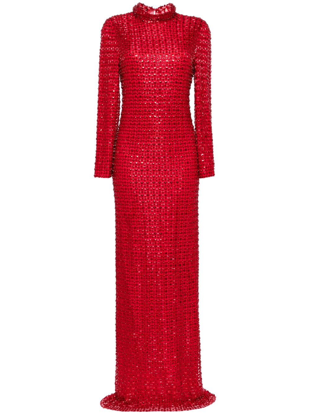 Jenny Packham Star Gazer 晶饰礼服 - 红色