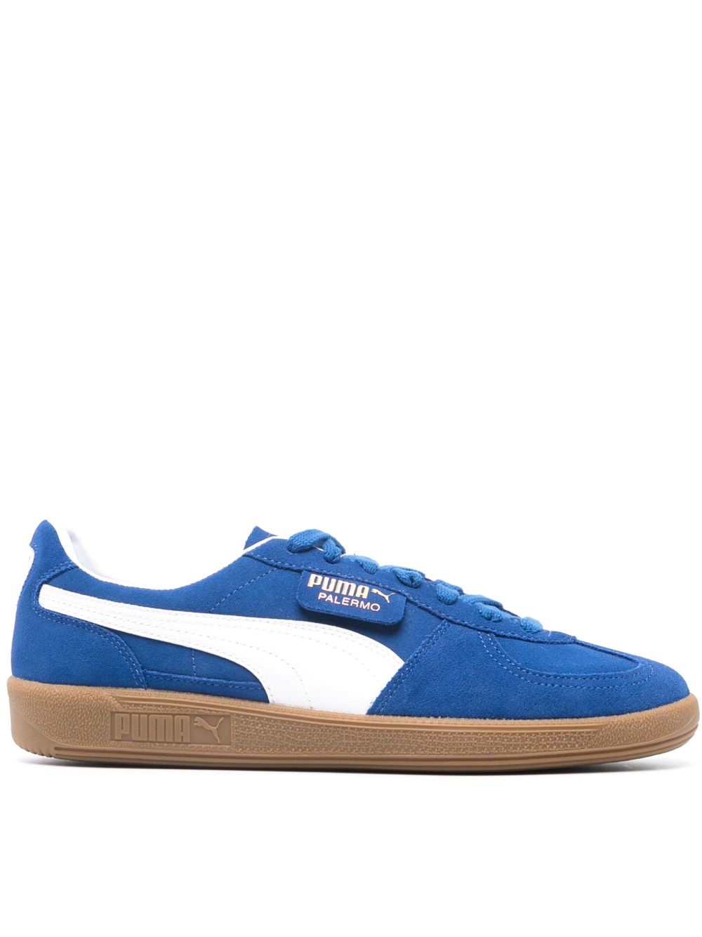 PUMA Palermo 绒面皮运动鞋 - 蓝色